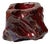 Icelandic Brutalist Vase with Volcanic Blood Glaze, 1970s For Sale
