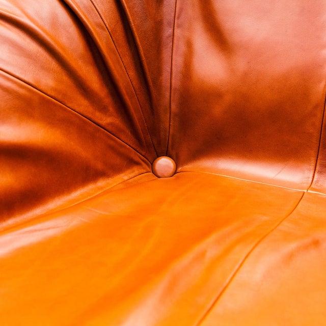 Percival Lafer Mp-87 Lounge Chair in Cognac Leather, 1970s Brazilian Mid Century Modern For Sale - Image 10 of 16