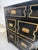1950s Vintage Black and Gold Dorothy Draper Style Chest of Drawers For Sale In Los Angeles - Image 6 of 8