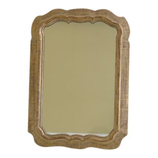 1990s Gold Wash Finish Decorative Mirror For Sale