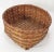 Antique Country American Hand Woven Splint Basket From Maine For Sale In Boston - Image 6 of 13