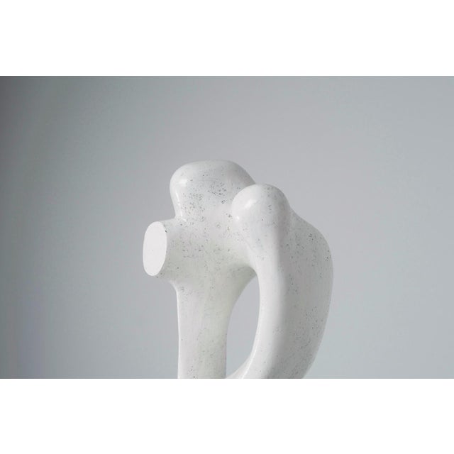 Black Concrete & Wood Abstract Modern Sculpture by Hans Van Eerd, Holland, 1974 For Sale - Image 8 of 13