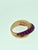 Red 3 Carat Ruby 18 Karat Rose Gold Cross Over Ring 13 Grams Size 8 For Sale - Image 8 of 8