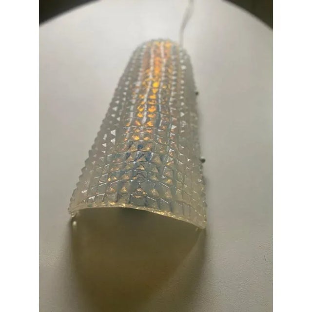 Crocodile Opalino Murano Glass Wall Sconces by Simoeng, Set of 2 For Sale - Image 9 of 11