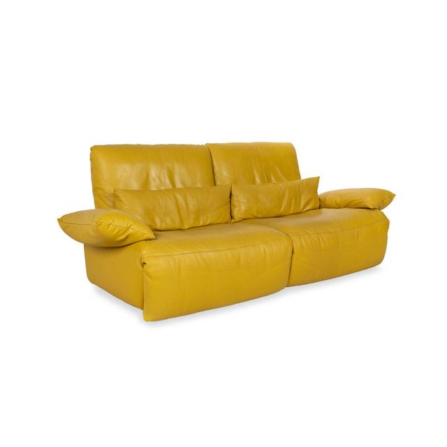 Modern Easy Two-Seater Sofa in Leather from Koinor For Sale - Image 3 of 12