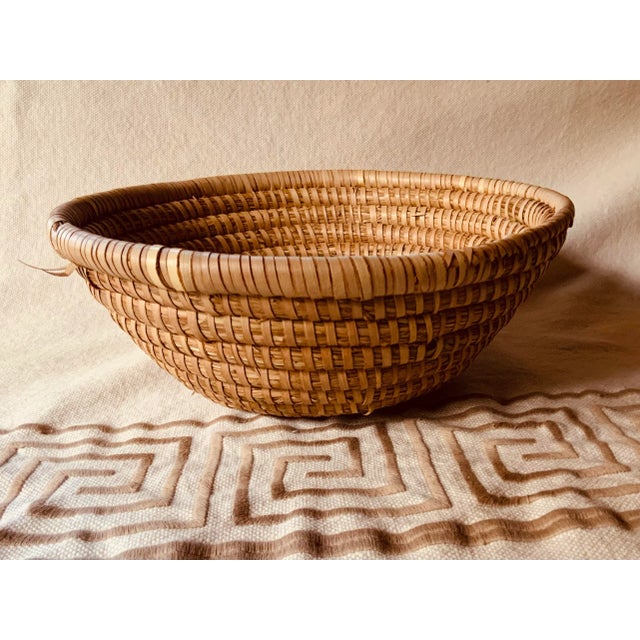 1960s West African Sweet Grass Coil Baskets - Pair For Sale - Image 5 of 11