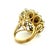 Vintage Italian Opal & Diamond Cocktail Ring | 14k Gold Mid-Century Statement, Size 6 For Sale In Miami - Image 6 of 16