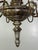 Wood Italian Silvered Wood and Iron Six-Light Chandelier For Sale - Image 7 of 13