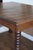 French Art Deco Dining Table in Oak with Turned Bobbin Legs, 1930s For Sale - Image 9 of 13