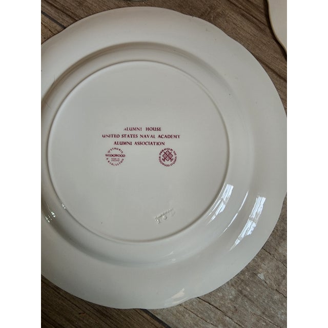 Traditional United States Navy Wedgwood Mulberry Plates For Sale - Image 3 of 11