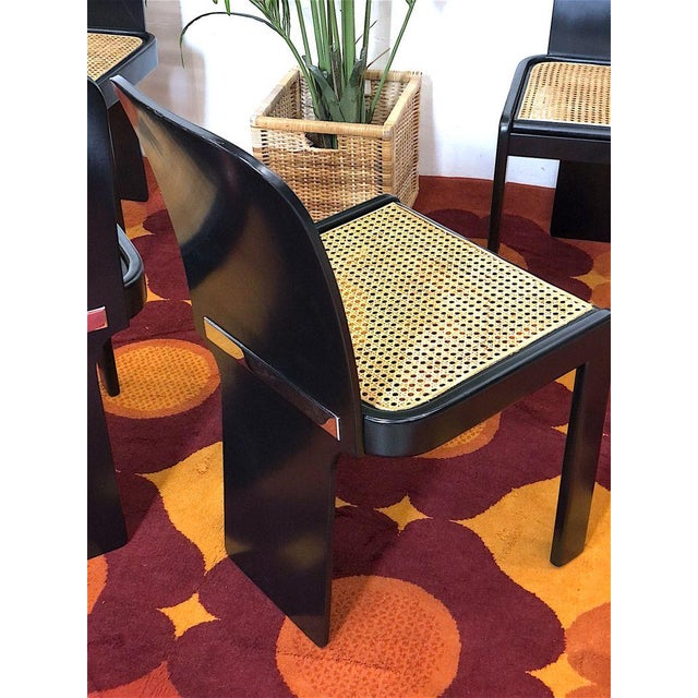 Table and Game Chairs Set by Pierluigi Molinari, 1970s, Set of 5 For Sale - Image 4 of 8