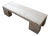 Andrianna Shamaris Bleached Teak Wood St. Barts Coffee Table For Sale