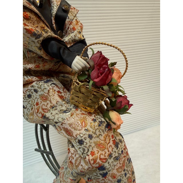 Red John Bromley Art Deco Gypsy Porcelain Doll For Sale - Image 8 of 12