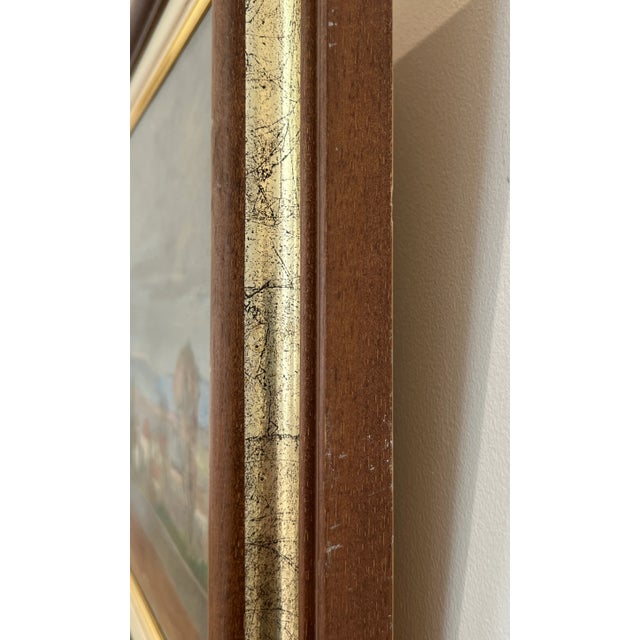 Eugène Louis Martin, View of the Swiss Jura, Oil on Canvas, 1920s, Framed For Sale - Image 8 of 10