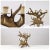 Scandinavian Reindeer Wooden Candlestick For Sale - Image 4 of 6