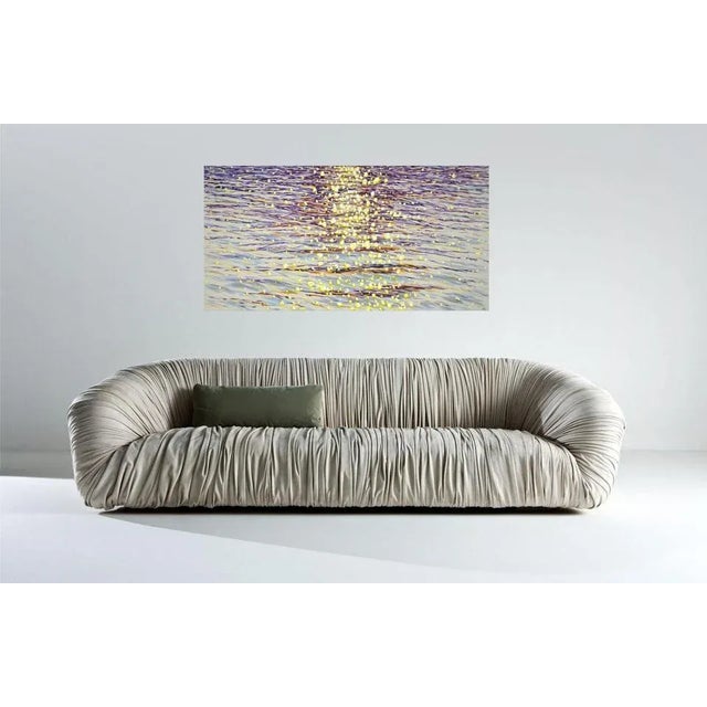 Golden Sparks of the Ocean.Modern Original Painting. Arts Bound For Sale - Image 11 of 12