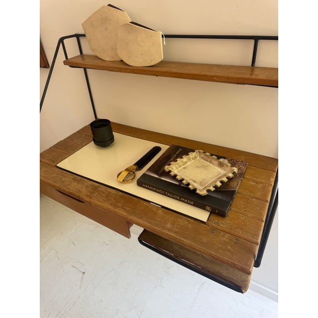 Arthur Umanoff Wall Hanging Desk, 1960s For Sale - Image 15 of 18