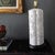 Mid-Century Modern 1960s Pierced Porcelain Blanc De Chine Quatrefoil Lamp on Black Base For Sale - Image 3 of 18