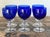 Vintage Cobalt Blue Stemware - Set of 6 For Sale - Image 12 of 12