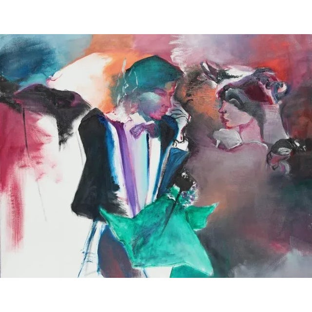 Abstract Figural Abstract by Lenore Bloom For Sale - Image 3 of 8