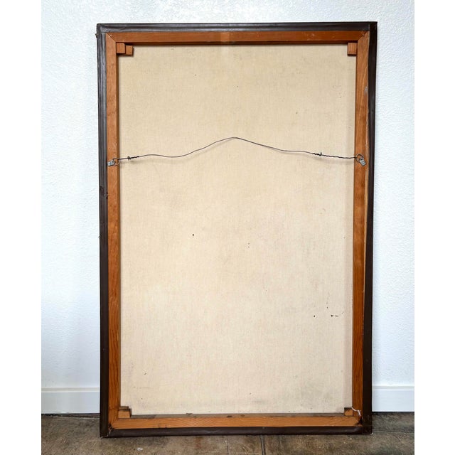 William Skilling "Bust of a Lady" Oil on Canvas Painting 3' Ft For Sale - Image 18 of 18