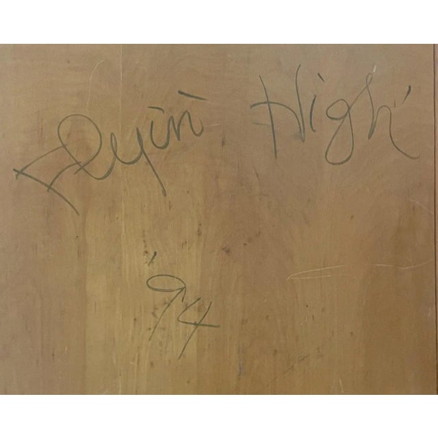 Original 1990's Andrew Turner Oil Painting For Sale - Image 4 of 5