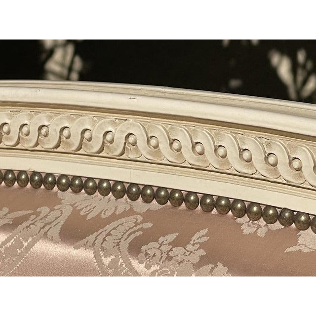 Louis XVI Style Lacquered Bed For Sale - Image 3 of 13