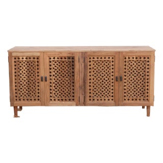 72" Long Haveli Jali Sideboard For Sale