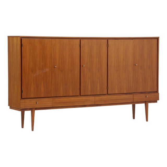 Mid-Century Highboard with Drawers, 1960s For Sale