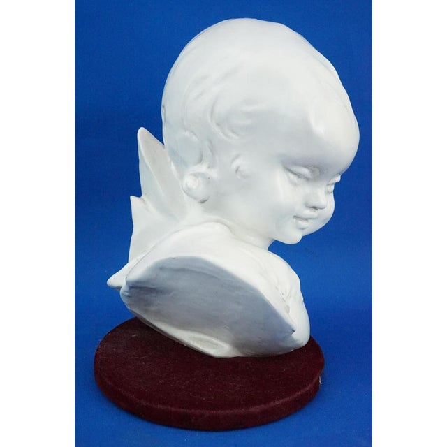 Futuristic Bust of Girl by Domenico Matteucci, Mid-20th Century For Sale - Image 6 of 18