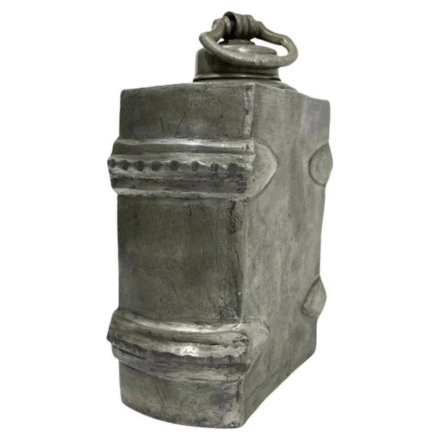 German Pewter Decanter in the Shape of a Book For Sale - Image 9 of 9