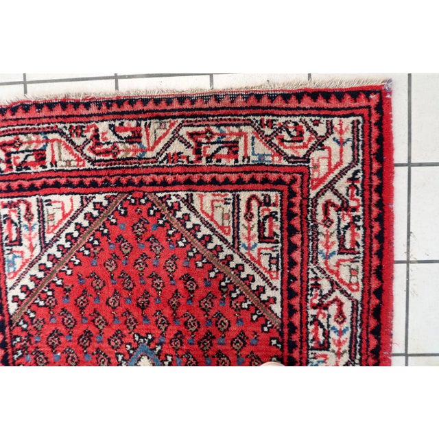 1960s, Vintage Indian Seraband Rug 3' X 5' For Sale - Image 10 of 10