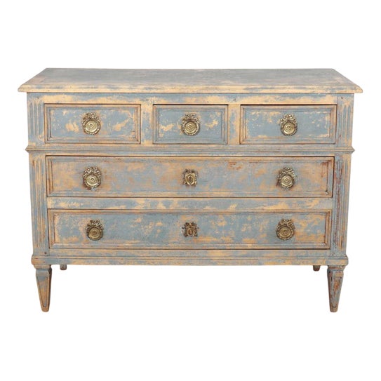 French Painted Commode, 1890s For Sale