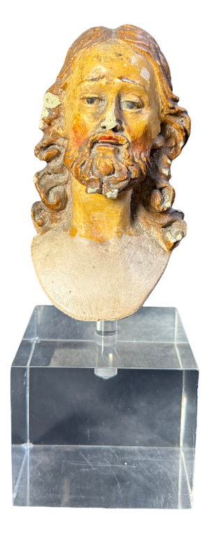 Head of a Neapolitan Nativity Scene Puppet, Late 18th Century