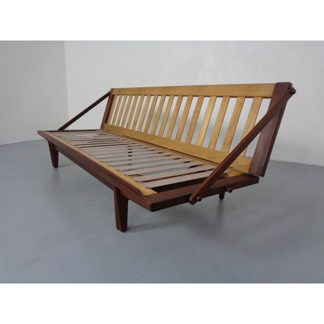 Danish Teak & Oak 981 Diva Daybed by Poul M Volther for Frem Røjle, Denmark, 1950s For Sale - Image 18 of 18