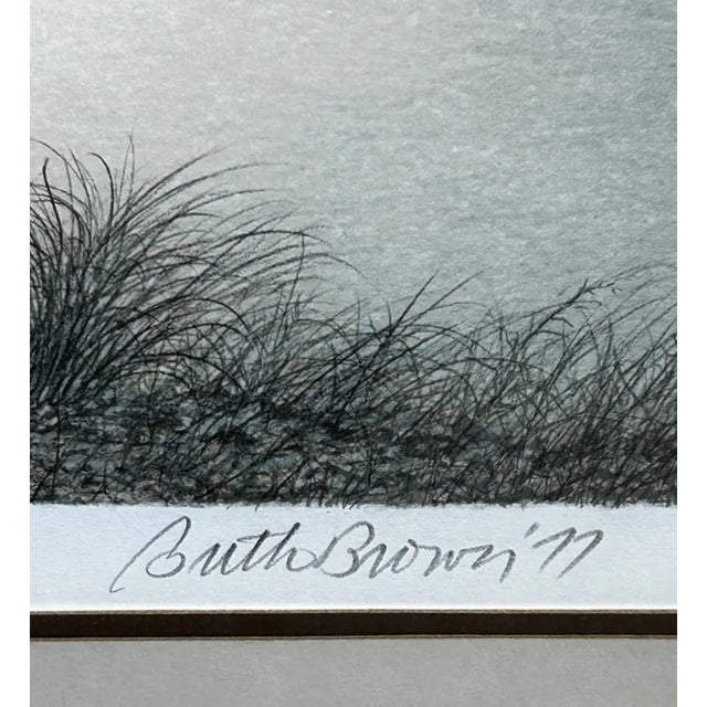 Butler Brown Hand-Signed & Remarqued Original Lithograph, the Old Georgia Farmhouse (1977), Franklin Mint Edition, Framed, Coa For Sale - Image 4 of 12