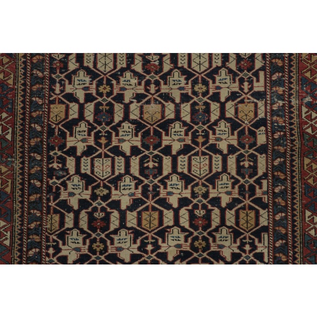 Traditional Vintage Turkish Anatolian Rug With Geometric Lattice Design - Rug & Kilim For Sale - Image 3 of 9
