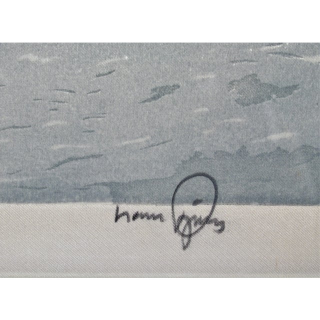 1950s Hans Figura, Winter Landscape, Circa 1950 For Sale - Image 5 of 7