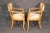 Set of 8 Blonde Mid-Century Modern Hollywood Regency Dining Chairs C1950s For Sale - Image 4 of 13