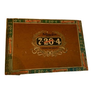 Vintage 1940's R. G. Sullivan Cigar Box For Sale