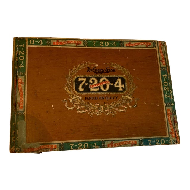 Vintage 1940's R. G. Sullivan Cigar Box For Sale