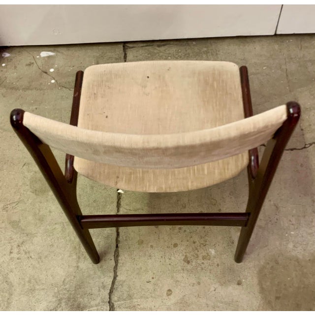 Gray 1960s Danish Modern Teak Dining Chairs - Set of 6 For Sale - Image 8 of 10