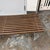 Mid-Century Slatted Walnut Bench / Coffee Table For Sale - Image 9 of 12