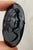 English French Jet Glass Mourning Cameo C-Clasp Black Brooch Antique Pin For Sale - Image 3 of 5