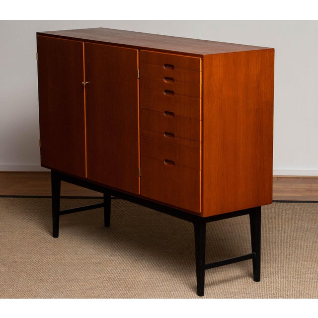 Brown Vintage Teak Credenzas by Kurt Karlsson for Carl Löfving & Söner, 1950s For Sale - Image 8 of 15