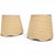 Scalloped Raffia Ditzy Floral Trim Lamp Shades- A Pair For Sale - Image 9 of 9