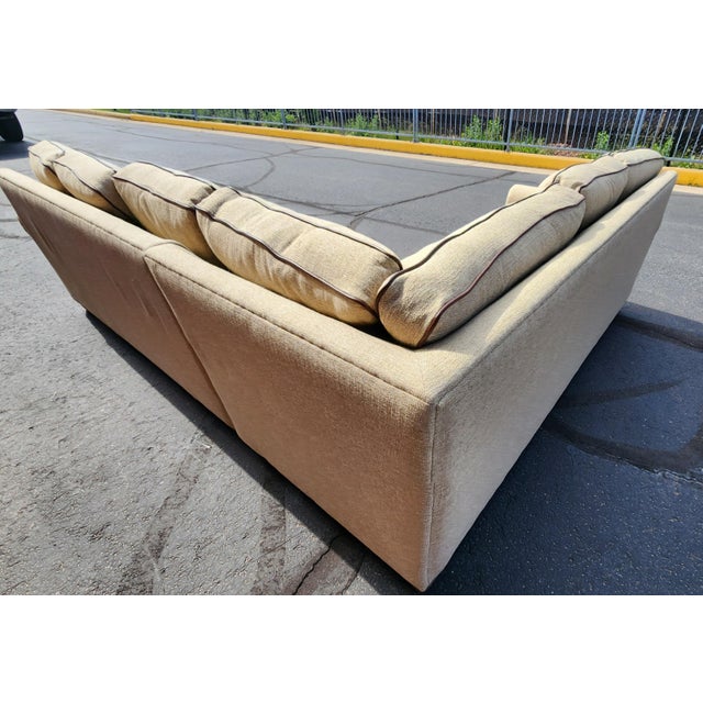 Textile 2 Piece Marshfield Furniture Sectional For Sale - Image 7 of 12