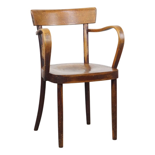 Vintage Bentwood Dining Room Chair in the style of Thonet, 1940s For Sale