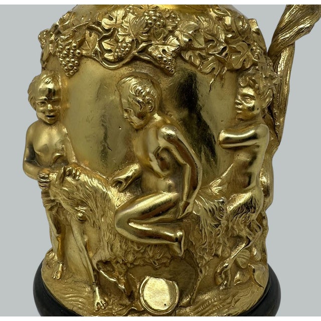 Antique French Mythological Bronze Ormolu Ewer Claude Michel Clodion Grand Tour For Sale - Image 6 of 11