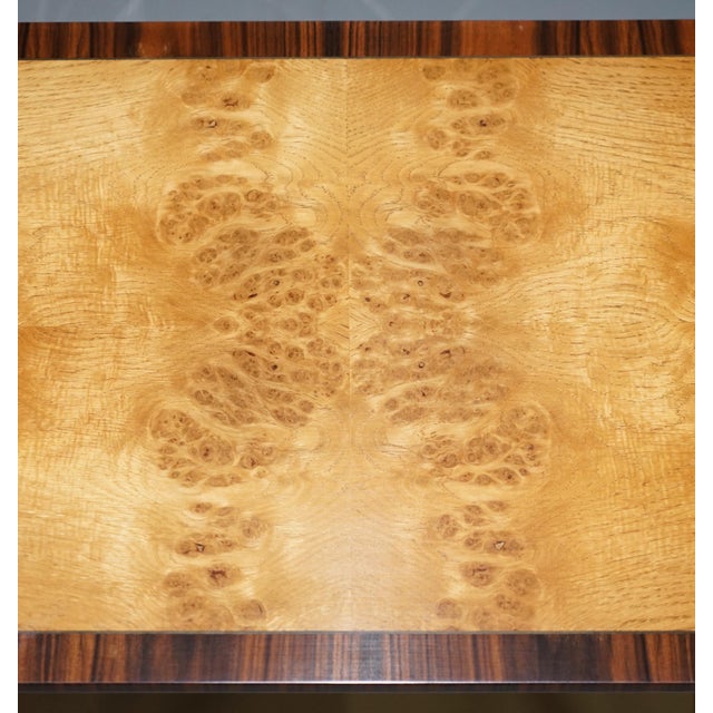 Brown Burl Oak Nesting Tables from Bevan Funnell, Set of 3 For Sale - Image 8 of 18
